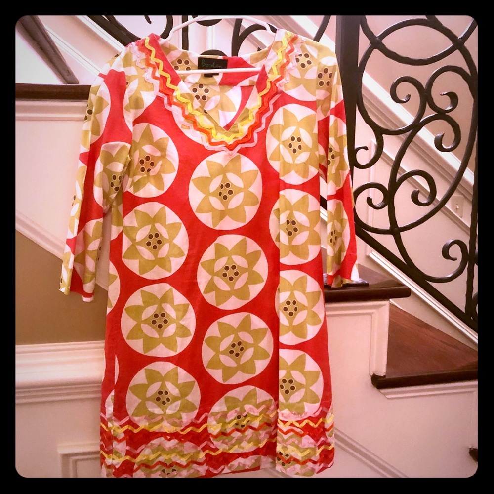 Boden tunic dress/coverup size us 6
